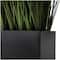 18" Onion Grass Artificial Plant with Black Rectangular Pot